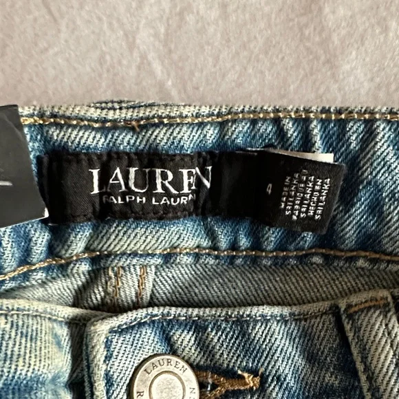 NWT Ralph Lauren Women's Straight Leg Jeans sz 27 (size 4) - Picture 4 of 10